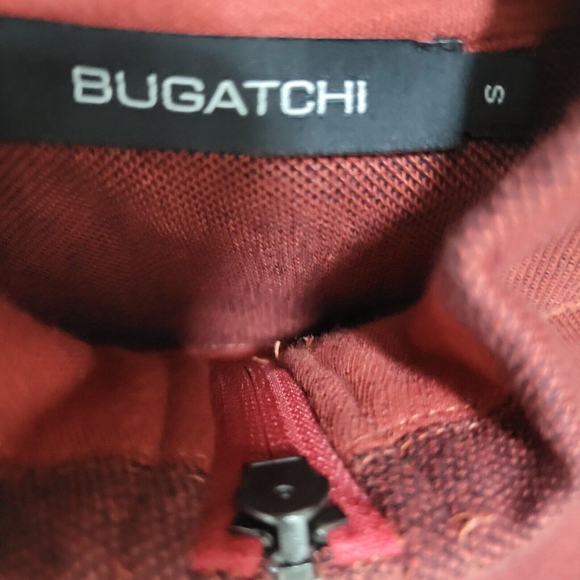 Bugatchi Men's Quarter Zip Henley Long-Sleeve Shirt Small Excellent Condition - Picture 7 of 8